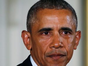 Obama Crying